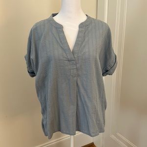 Madewell Lakeline Popover Shirt XS